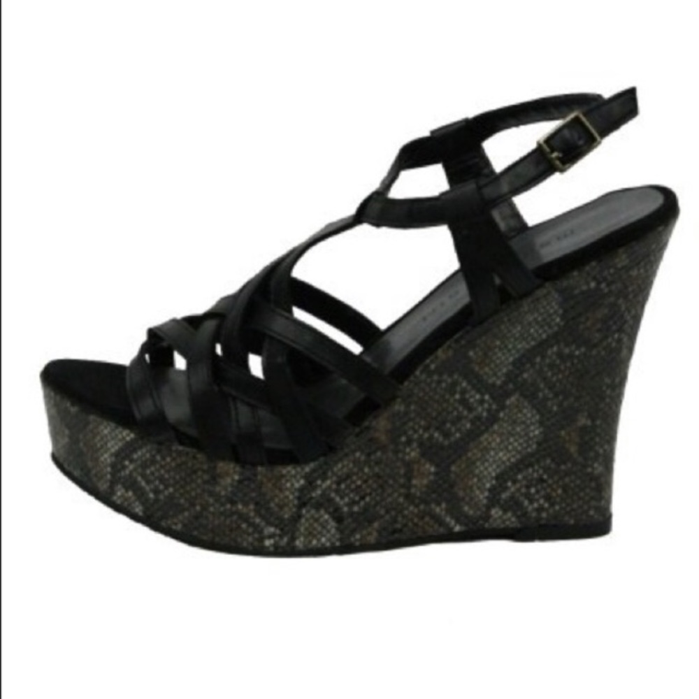 Madden girl black wedges